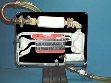Portable, rugged, easy-to-use and maintain, McLeod Vacuum Gages connect directly to your vacuum processing system. Simply connect the gage directly to your vacuum processing systems using the provided high-vacuum tubing and leave it "on-the-line" to assure fast, convenient monitoring of instrument accuracy.