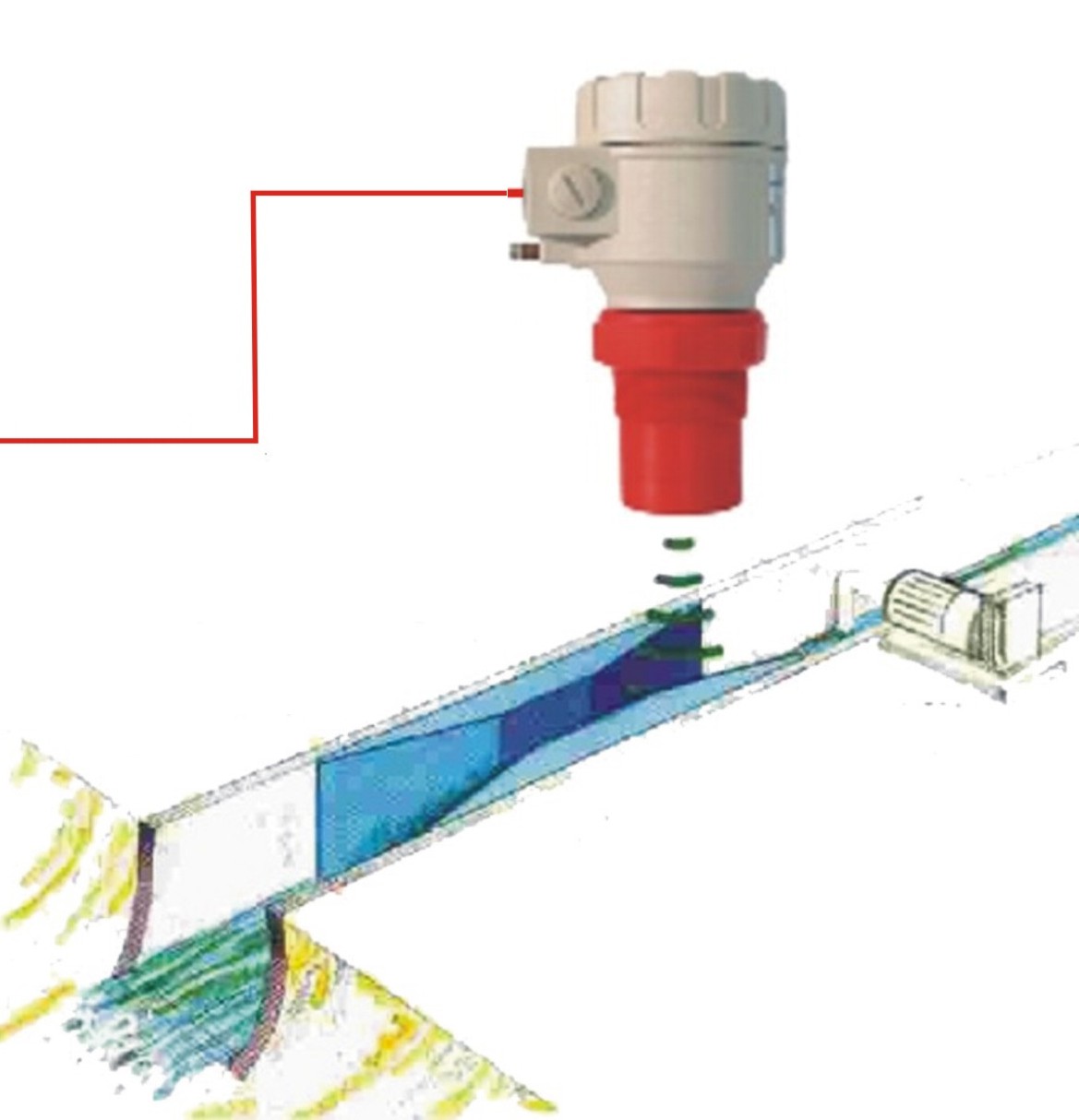 Princos SmartSonic Open Channel Flowmeter transmitter has built-in programmed characterization for virtually every standard weir or flume.